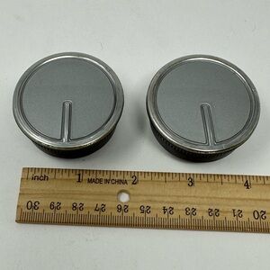 Whirlpool Washer Dryer Set of 2 Control Knobs OEM Replacement Gray D6